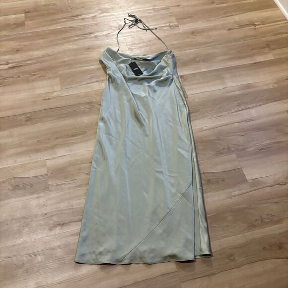 NWT Aritzia Ten Affection Satin Maxi Dress - Picture 2 of 6